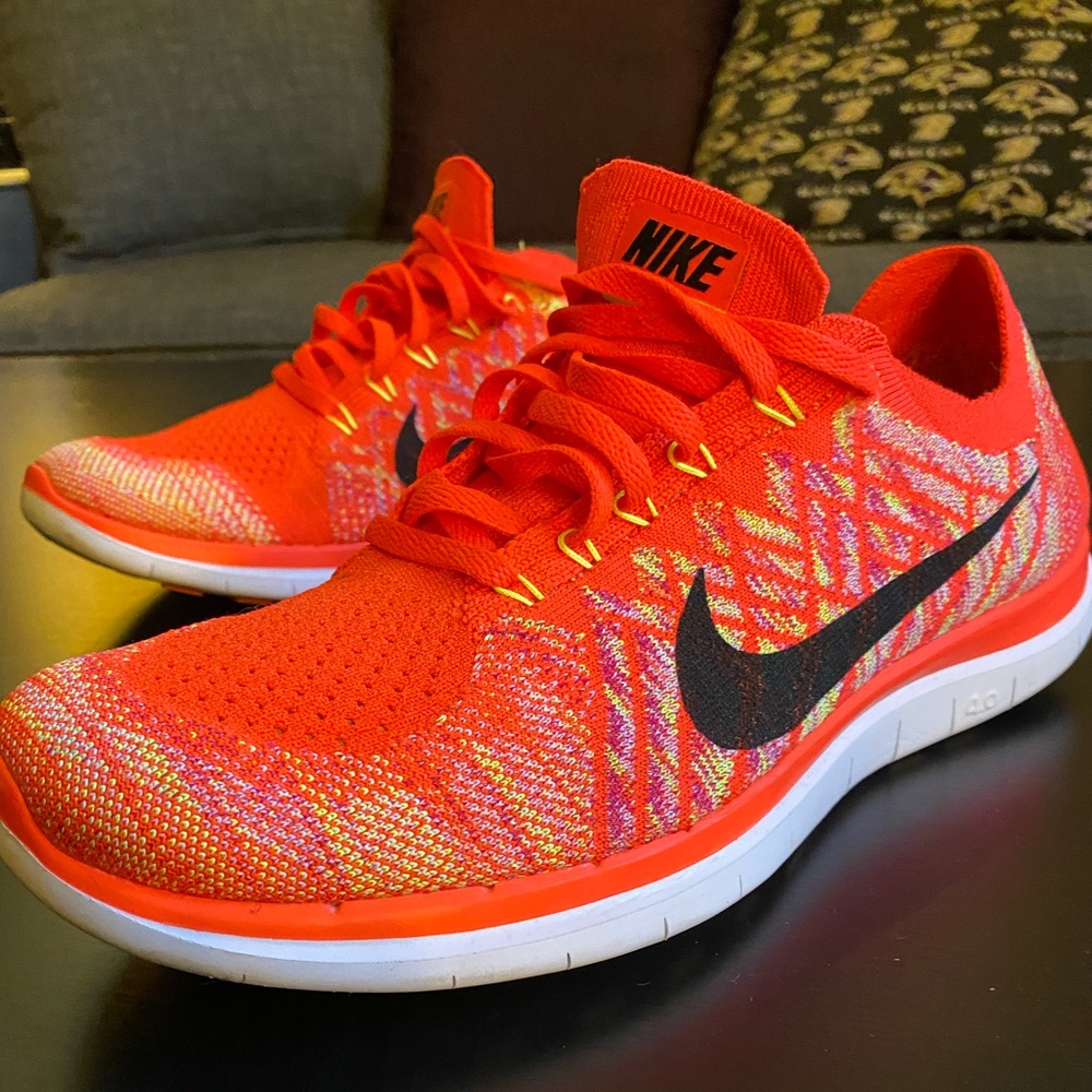 Nike Free 4.0 Flyknit Running Shoes Size 10